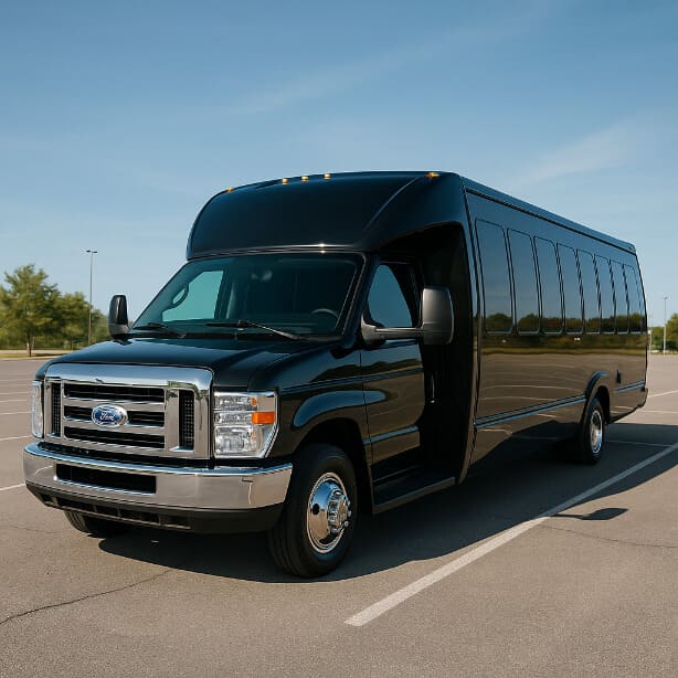 Akron Shuttle Bus Rentals 18 Passenger Shuttle Bus