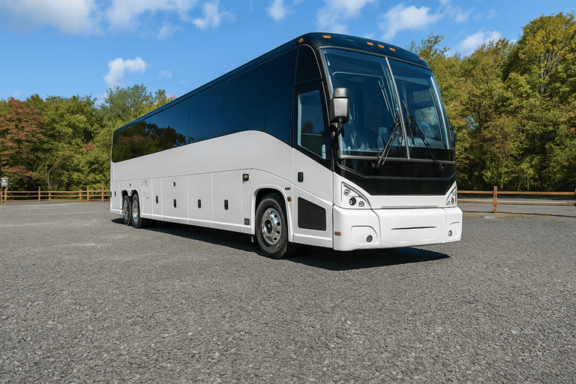 Akron Shuttle Bus Rentals 56 Passenger Shuttle Bus