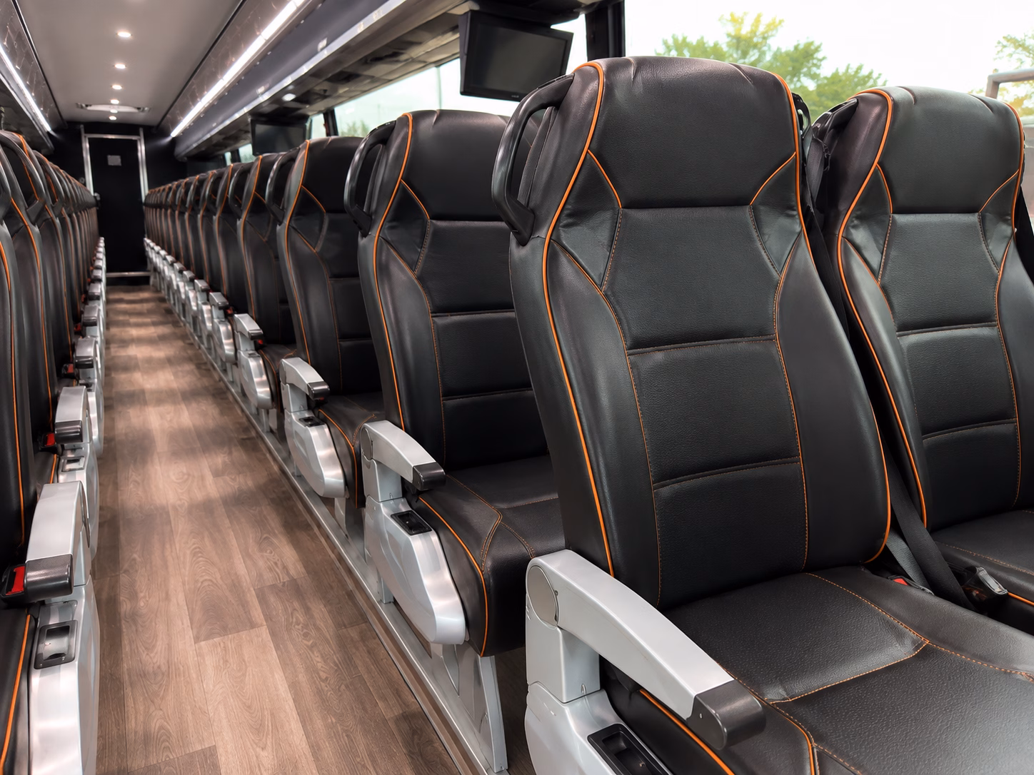 akron construction and film crew shuttle buses