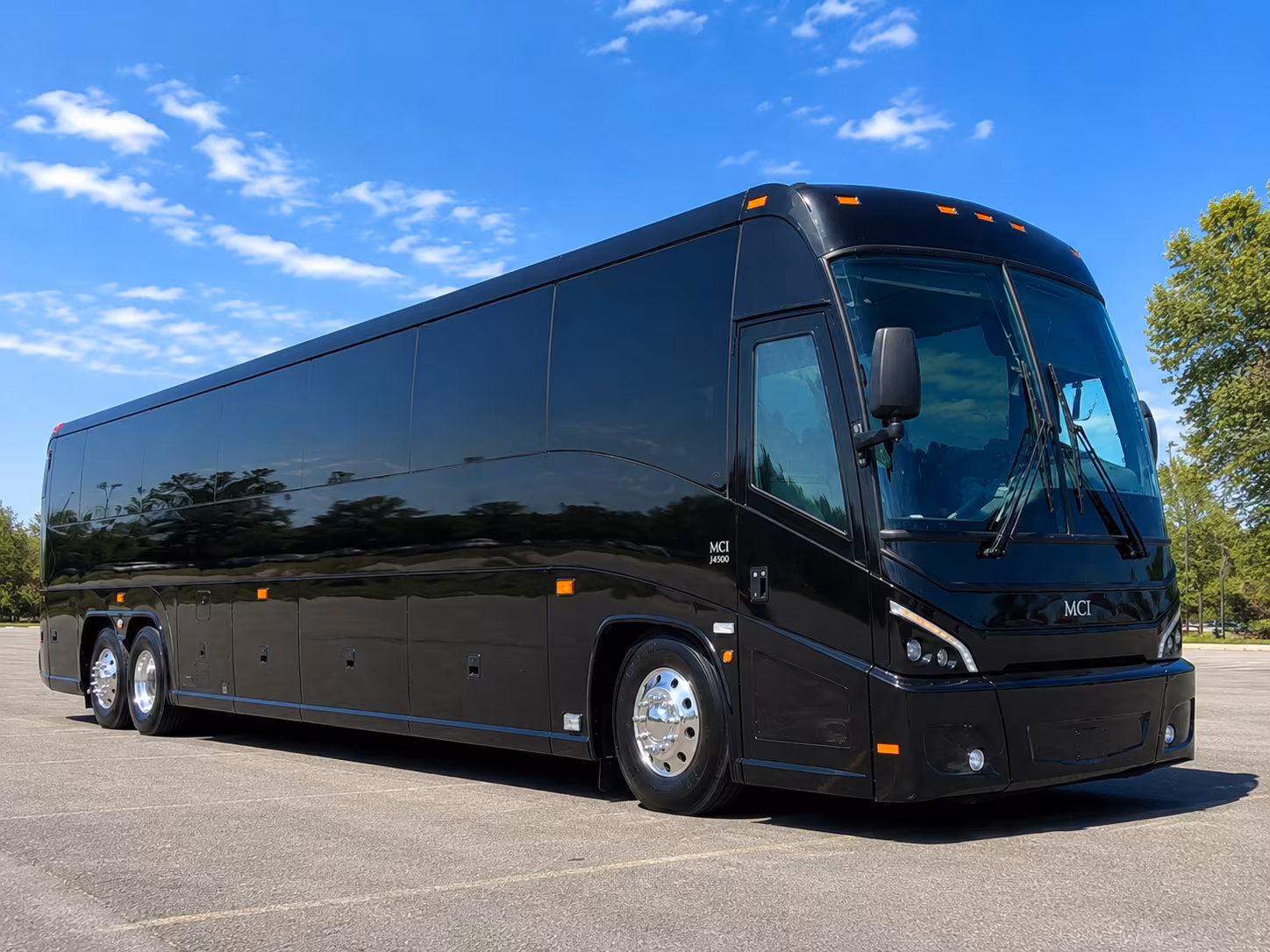 akron long distance charter bus prices