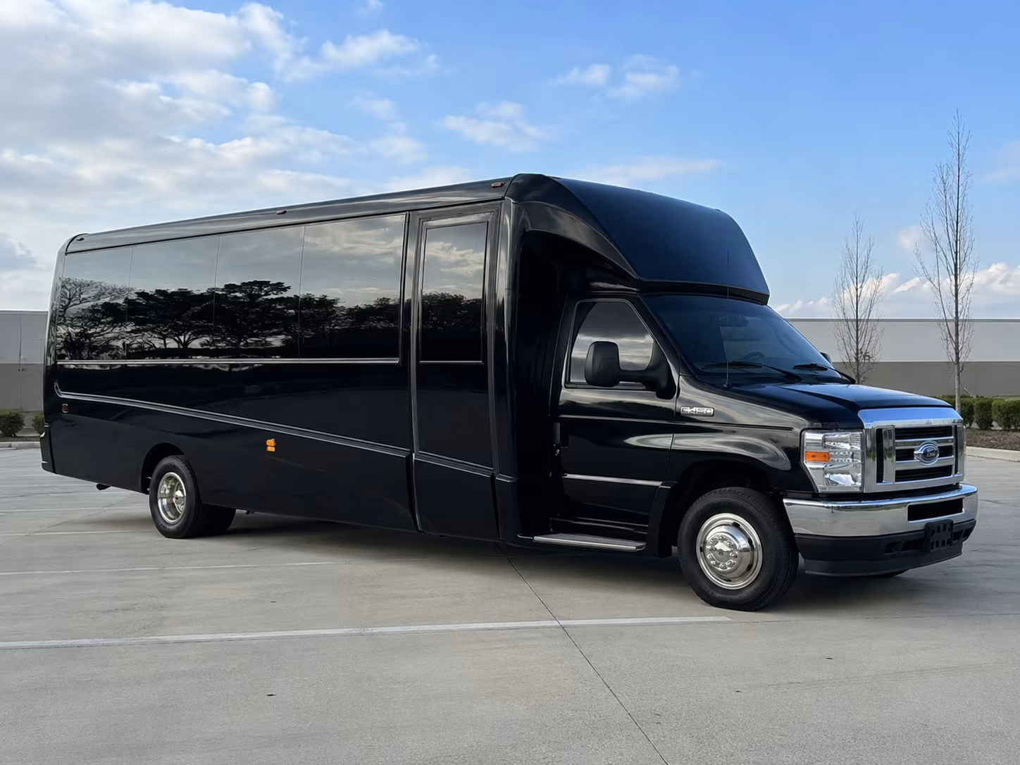 akron parking shuttle and park and ride bus rentals