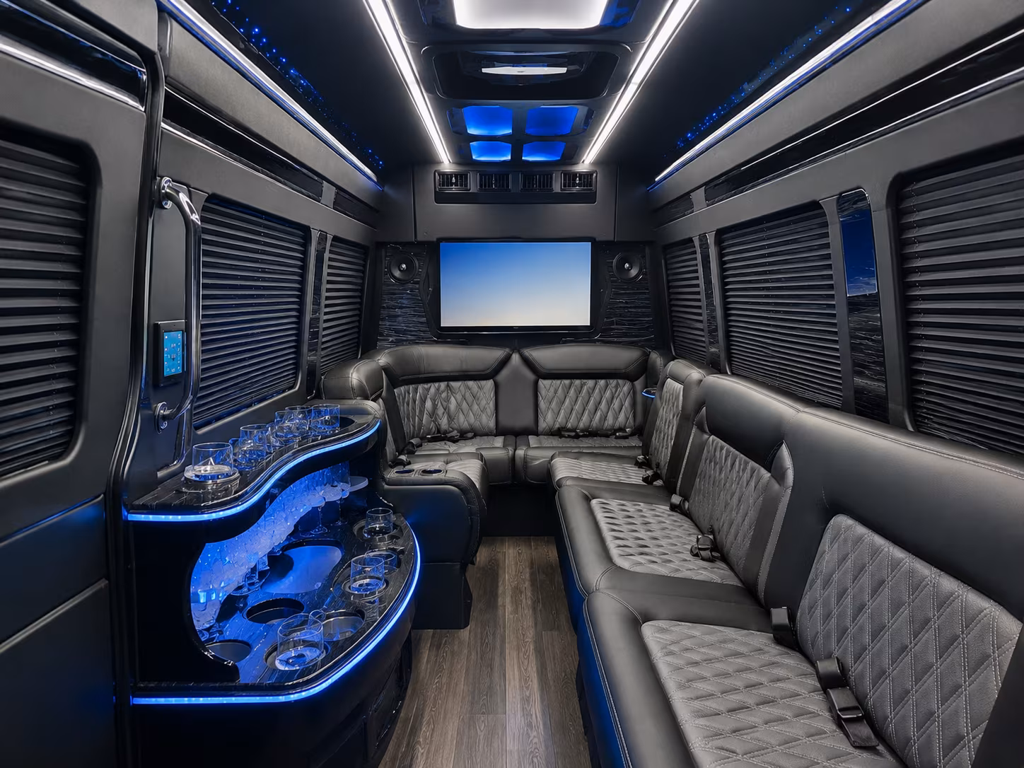 bus rental options for akron trips